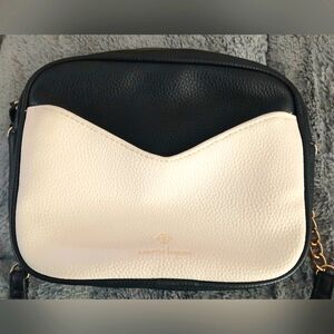 Nanette Lepore Black and White Crossbody Bag